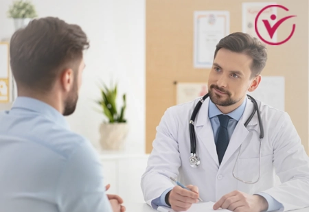 Врач проводит консультацию